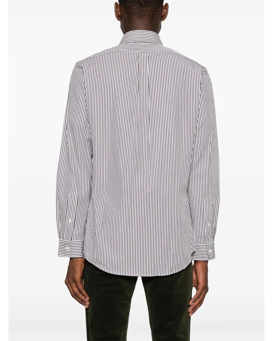 Polo Ralph Lauren Purple Striped Shirt for men