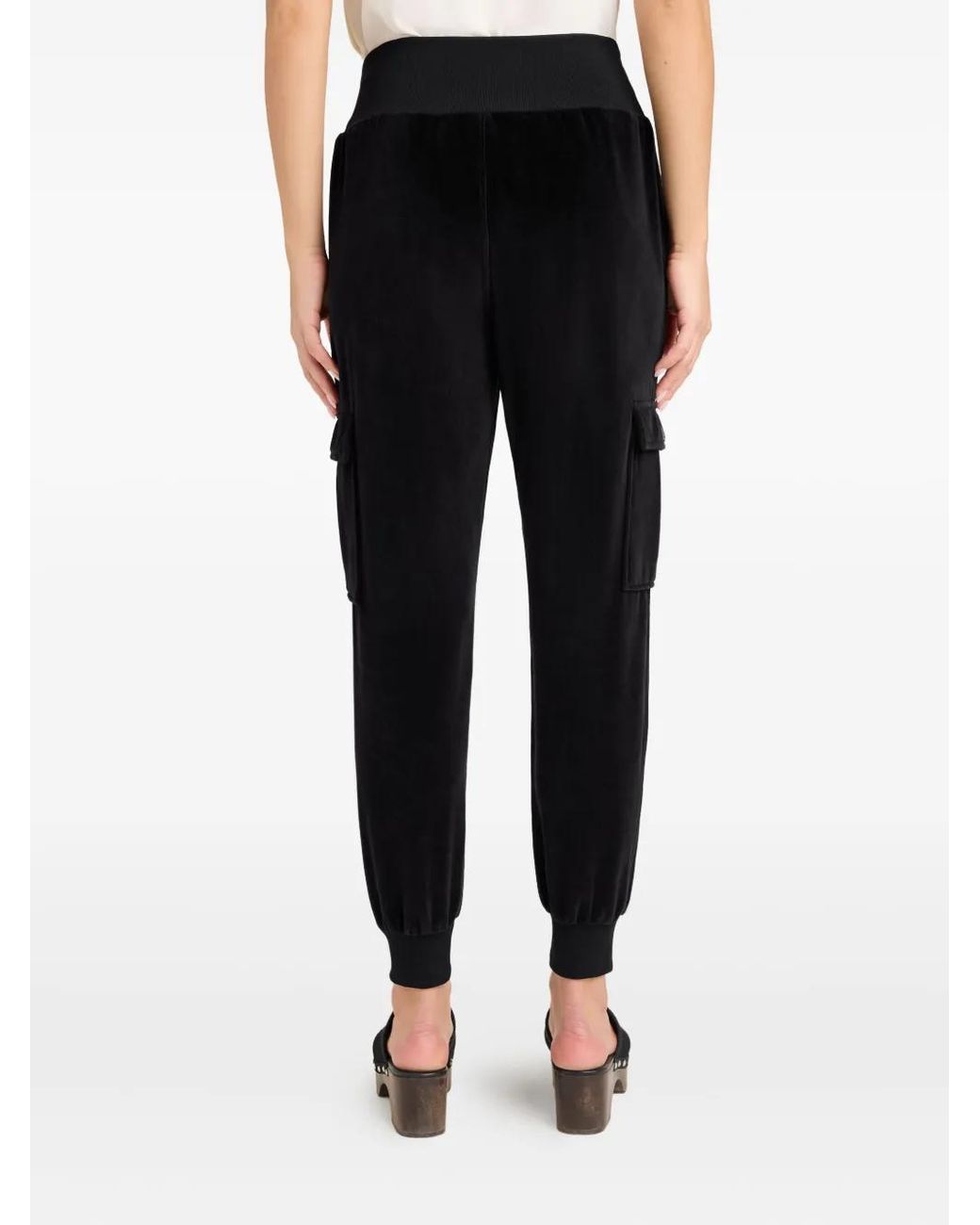 Cinq À Sept Black Giles Velour Cargo Pants