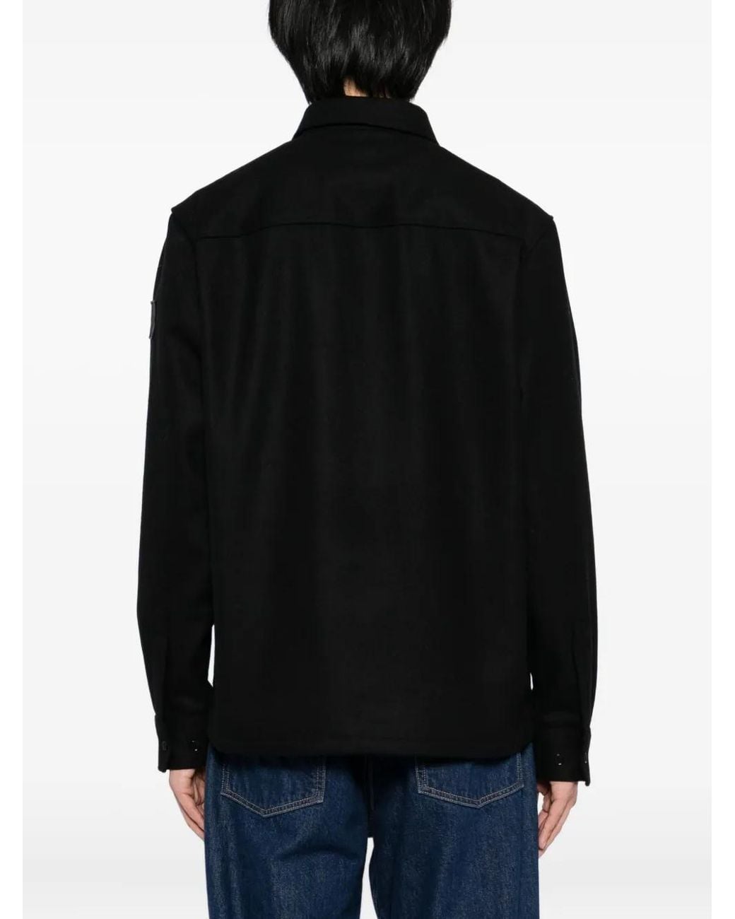 Veste À Patch Logo Belstaff pour homme en coloris Black