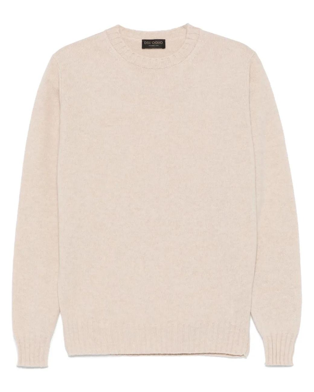 Dell'Oglio Natural Crew Neck Sweatshirt for men