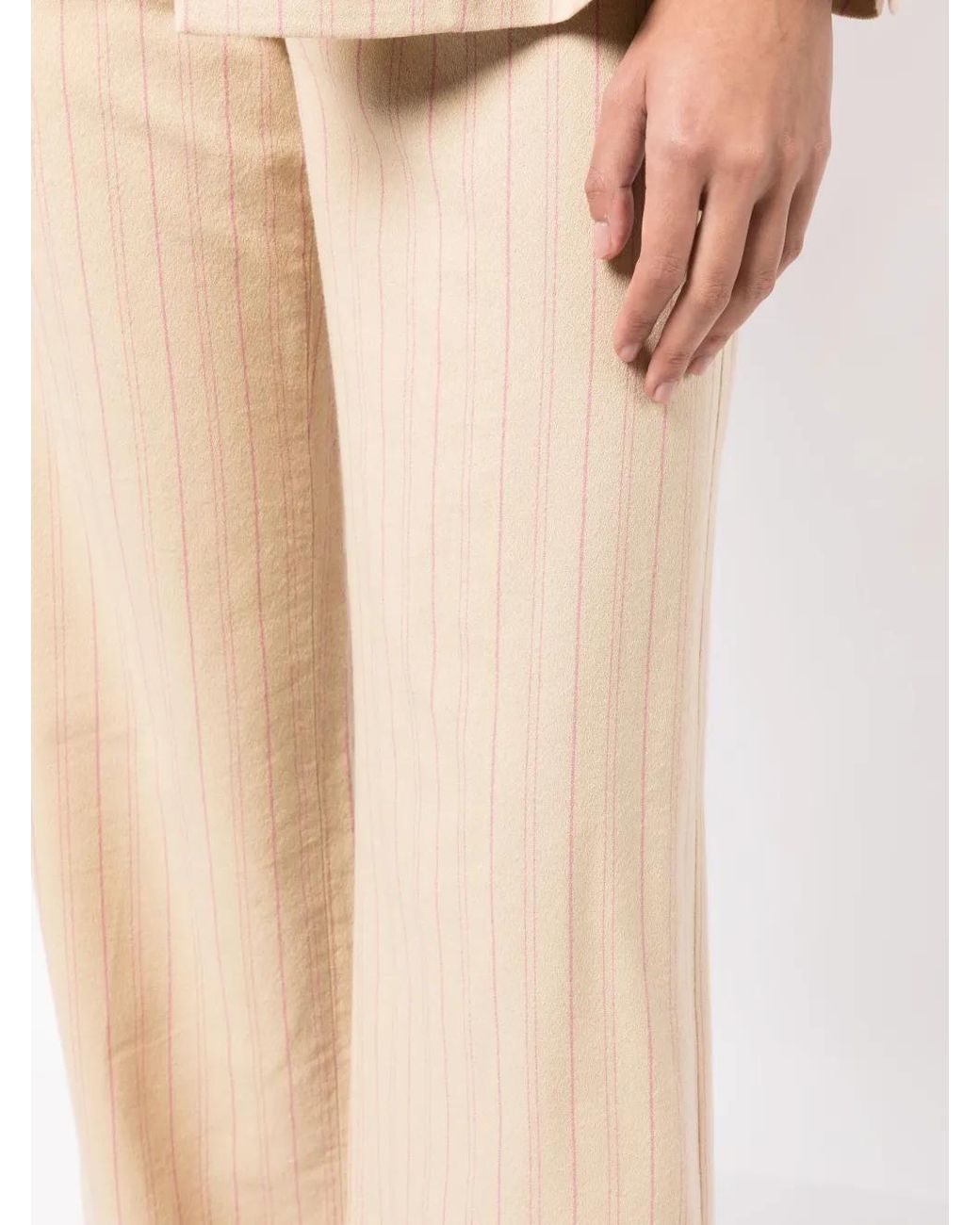Isabel Marant Natural Scarly Tailored Trousers