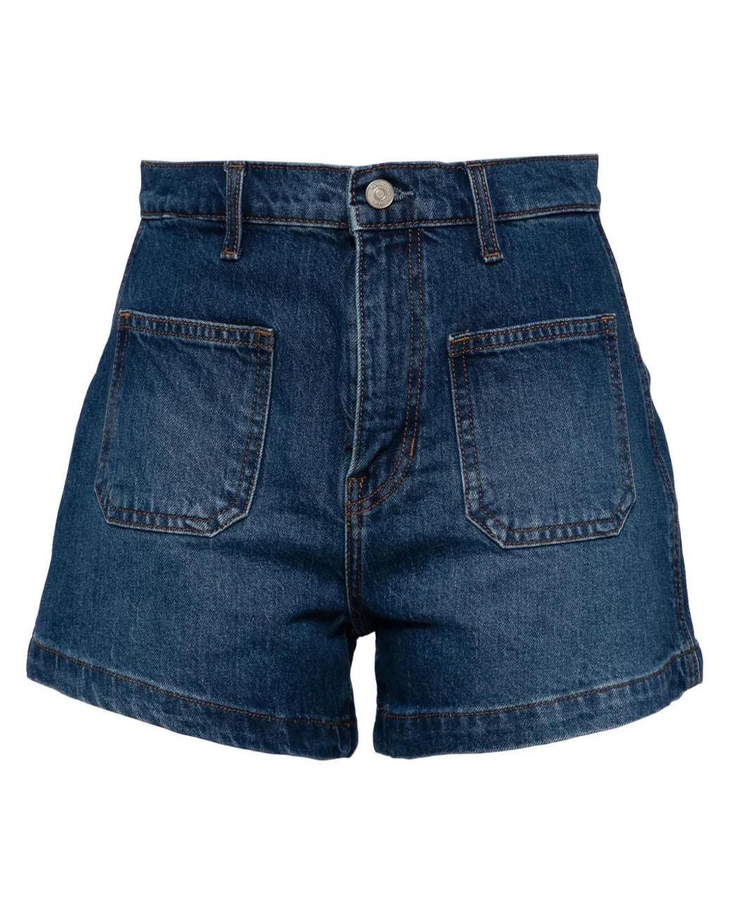 Reformation Blue Alyssa Denim Shorts