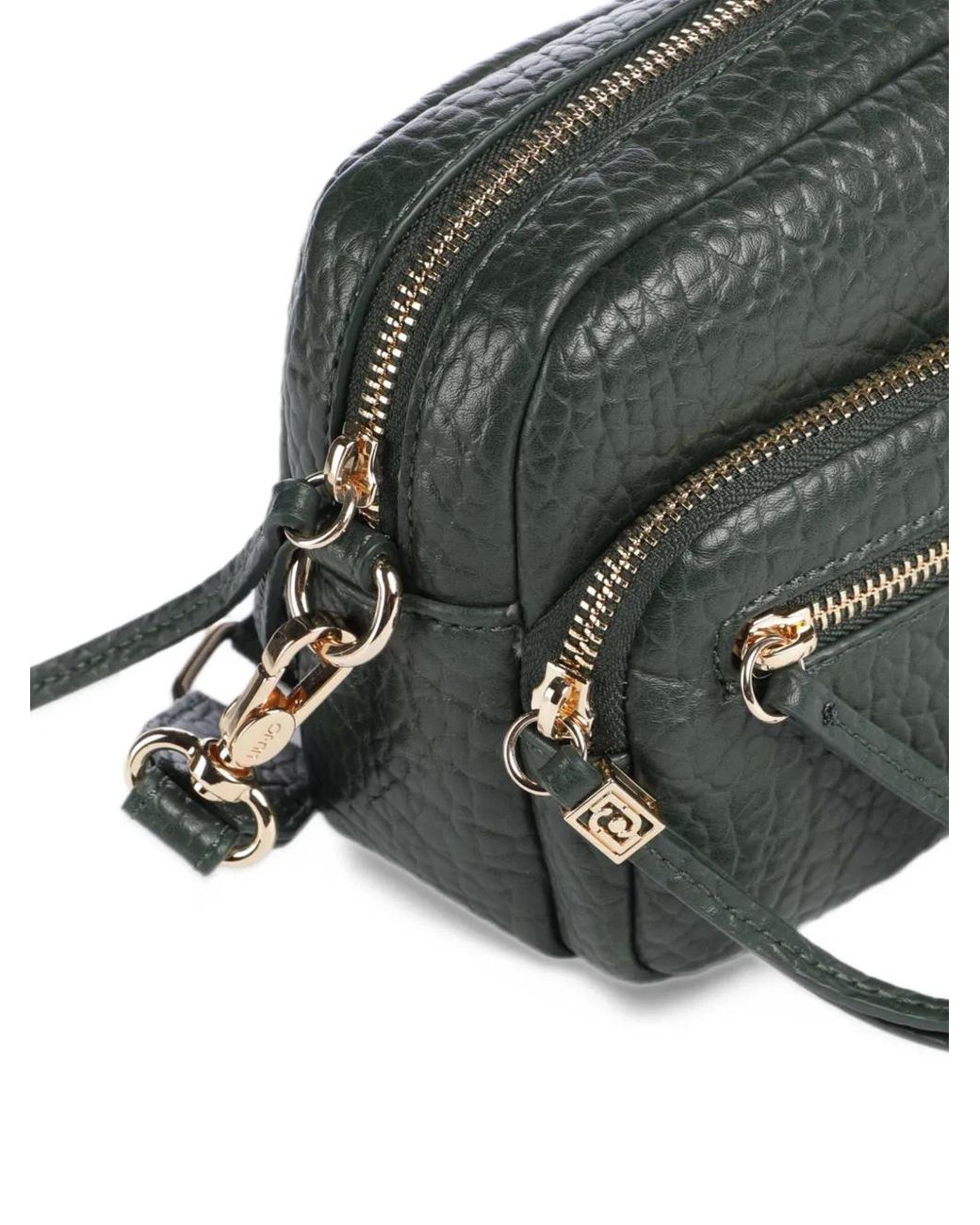 Liu Jo Gray Grained-Effect Cross Body Bag
