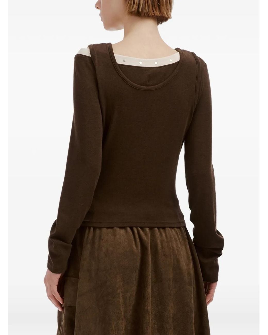Musium Div. Brown Layered Jersey