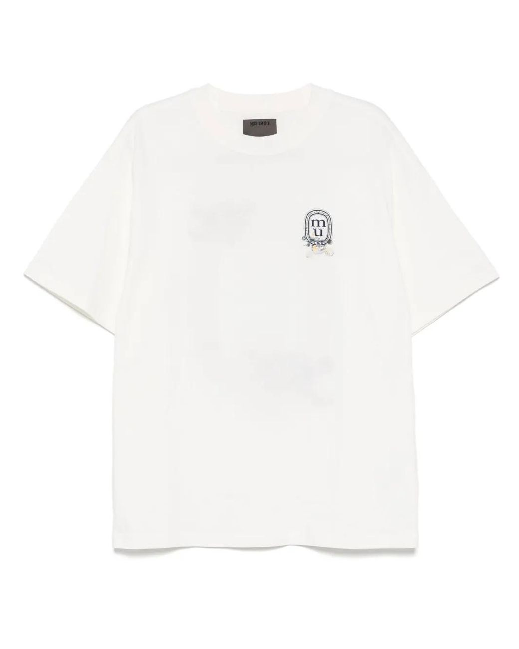 Musium Div. White Graphic-Print T-Shirt for men