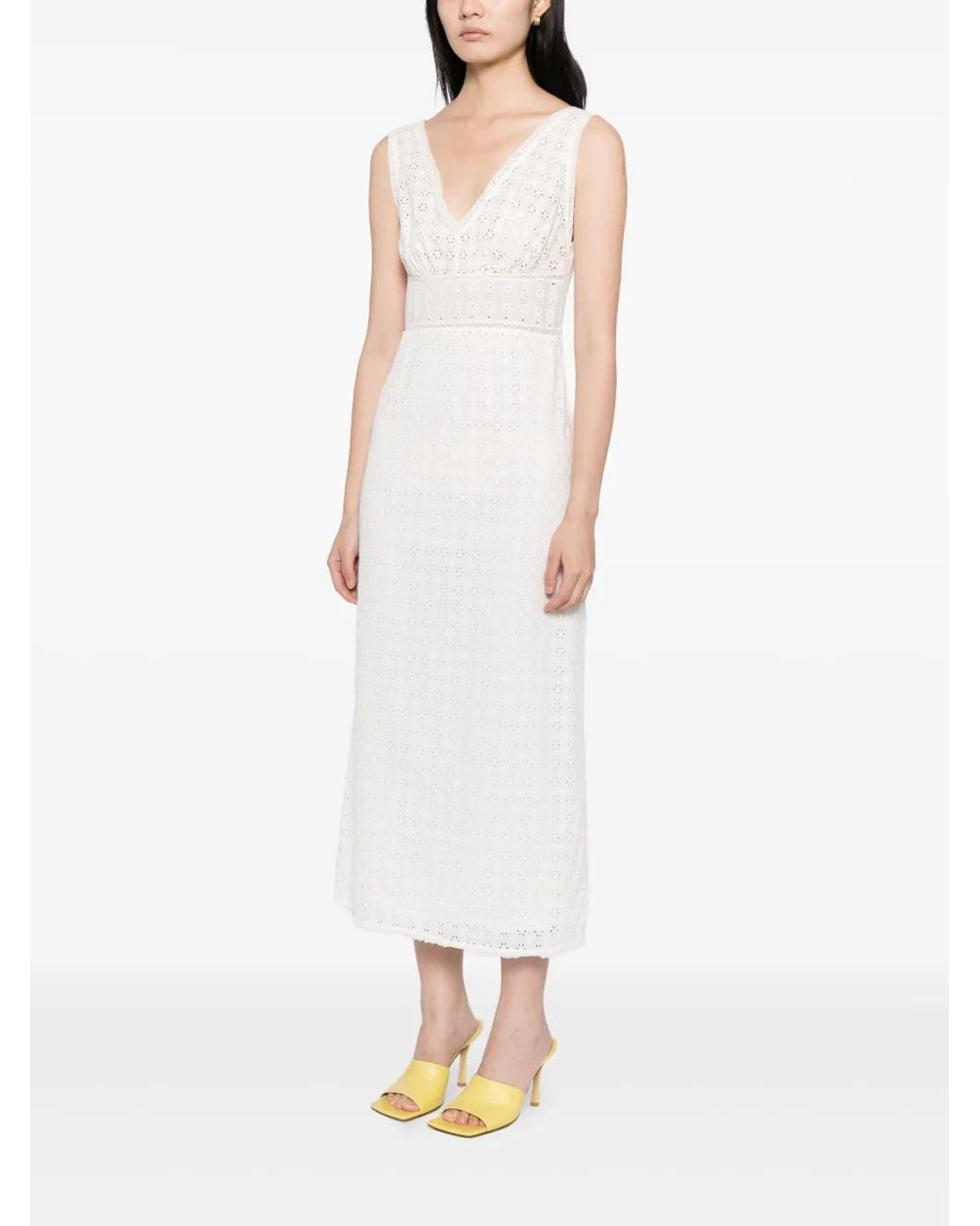Rixo White Jocelyn Dress