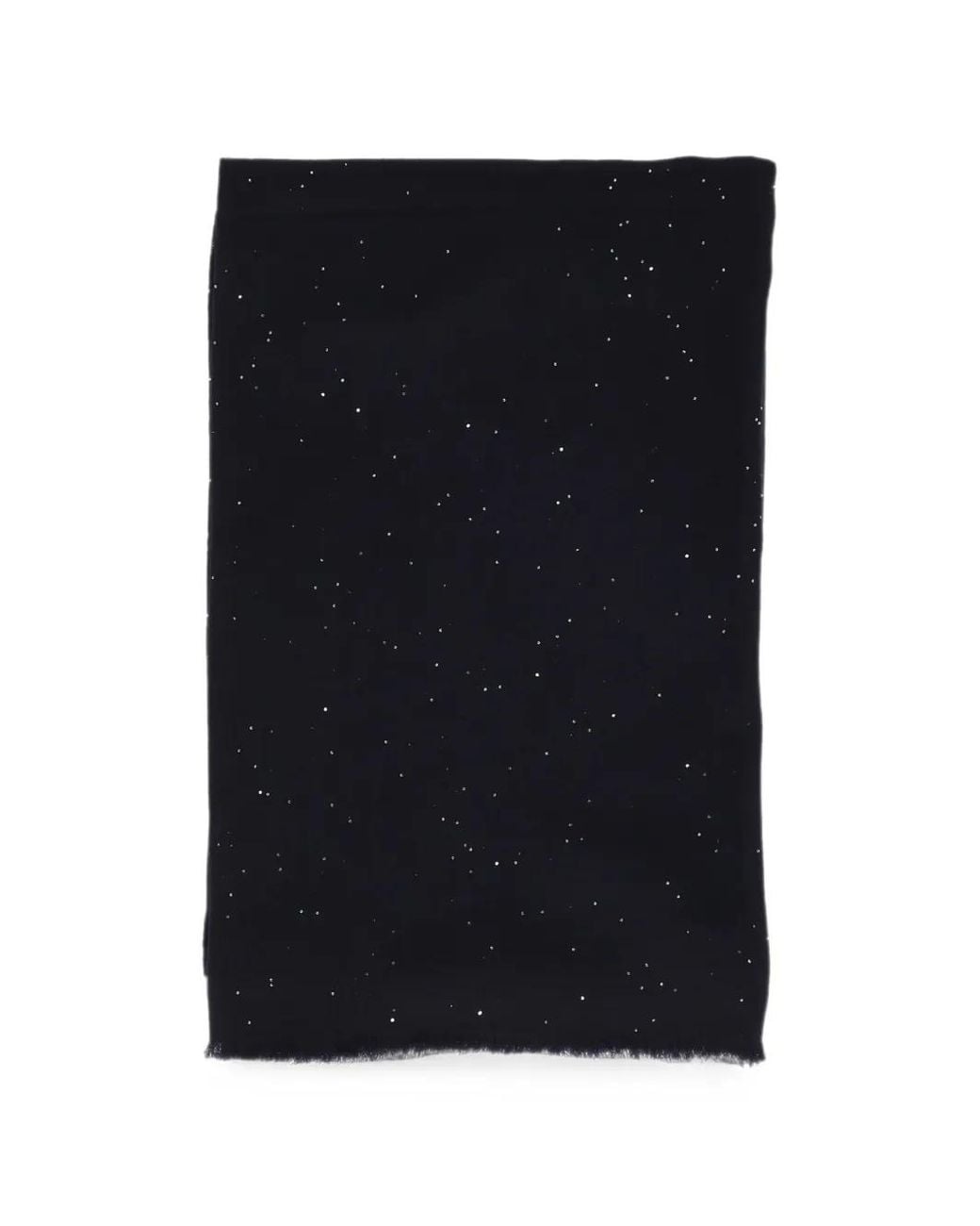 Faliero Sarti Black Raissa Sequin-Embellished Scarf