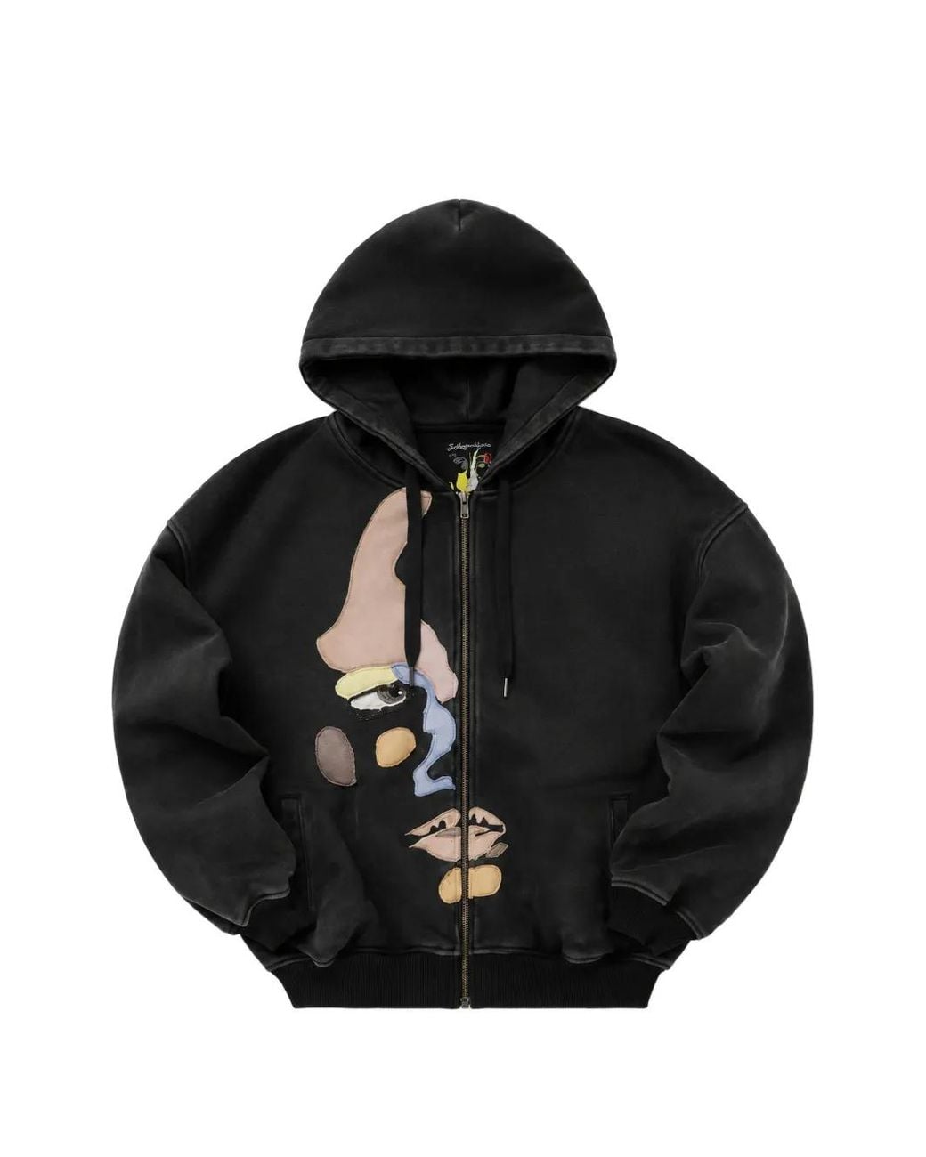 Kidsuper Black Hoodie Side Eye Face for men