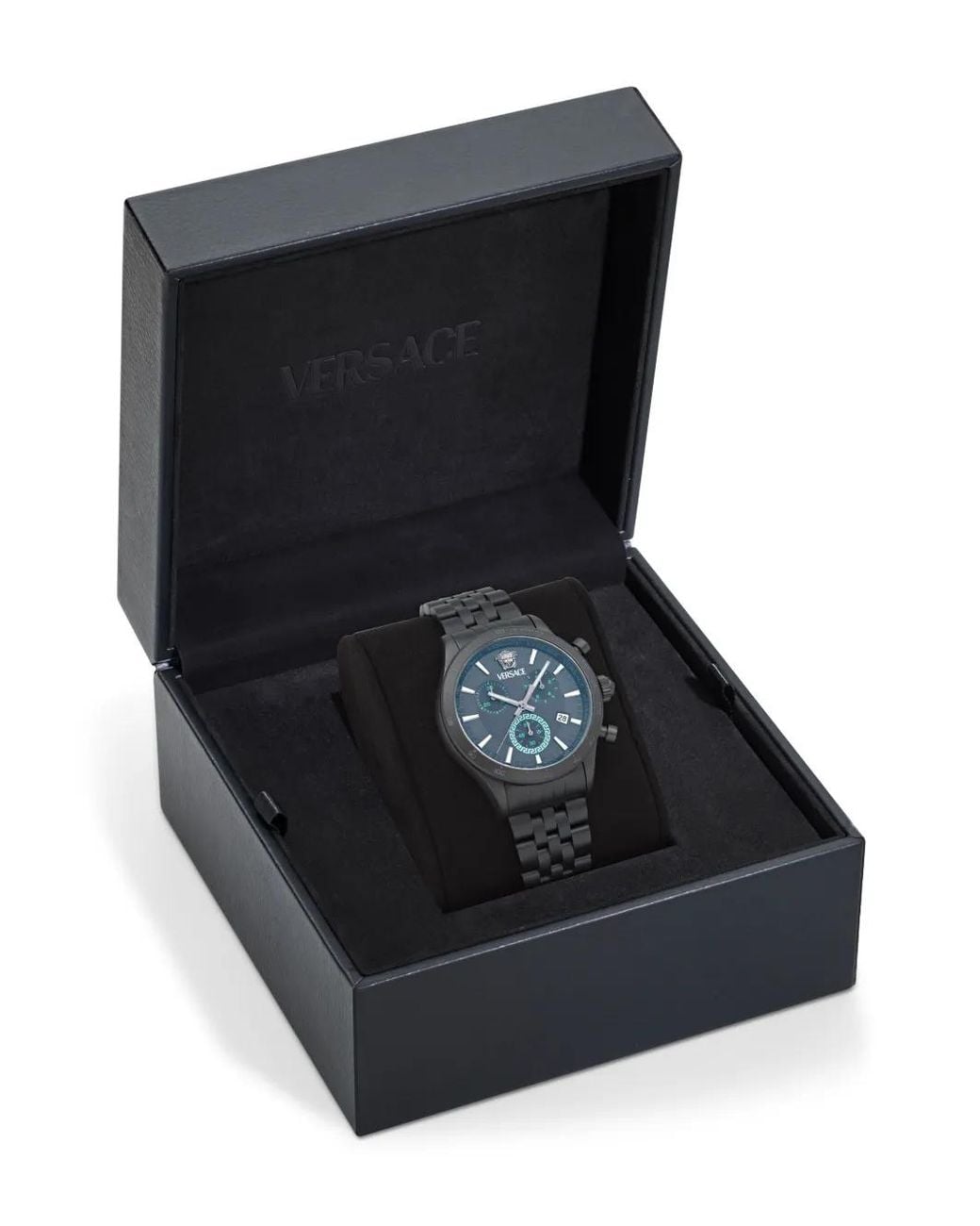 Versace Black V-Code 40Mm for men