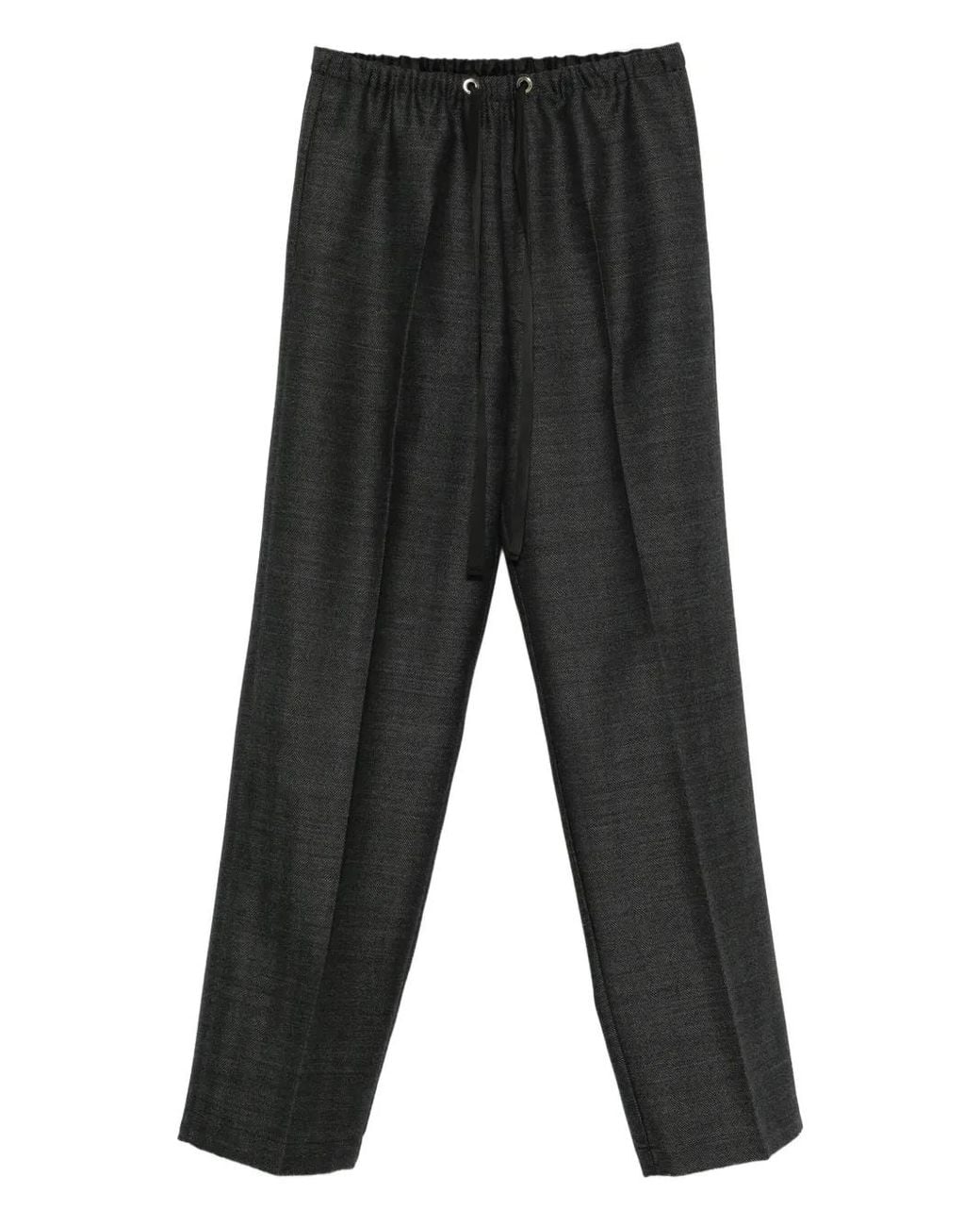 Forte_forte Black Virgin Wool Trousers