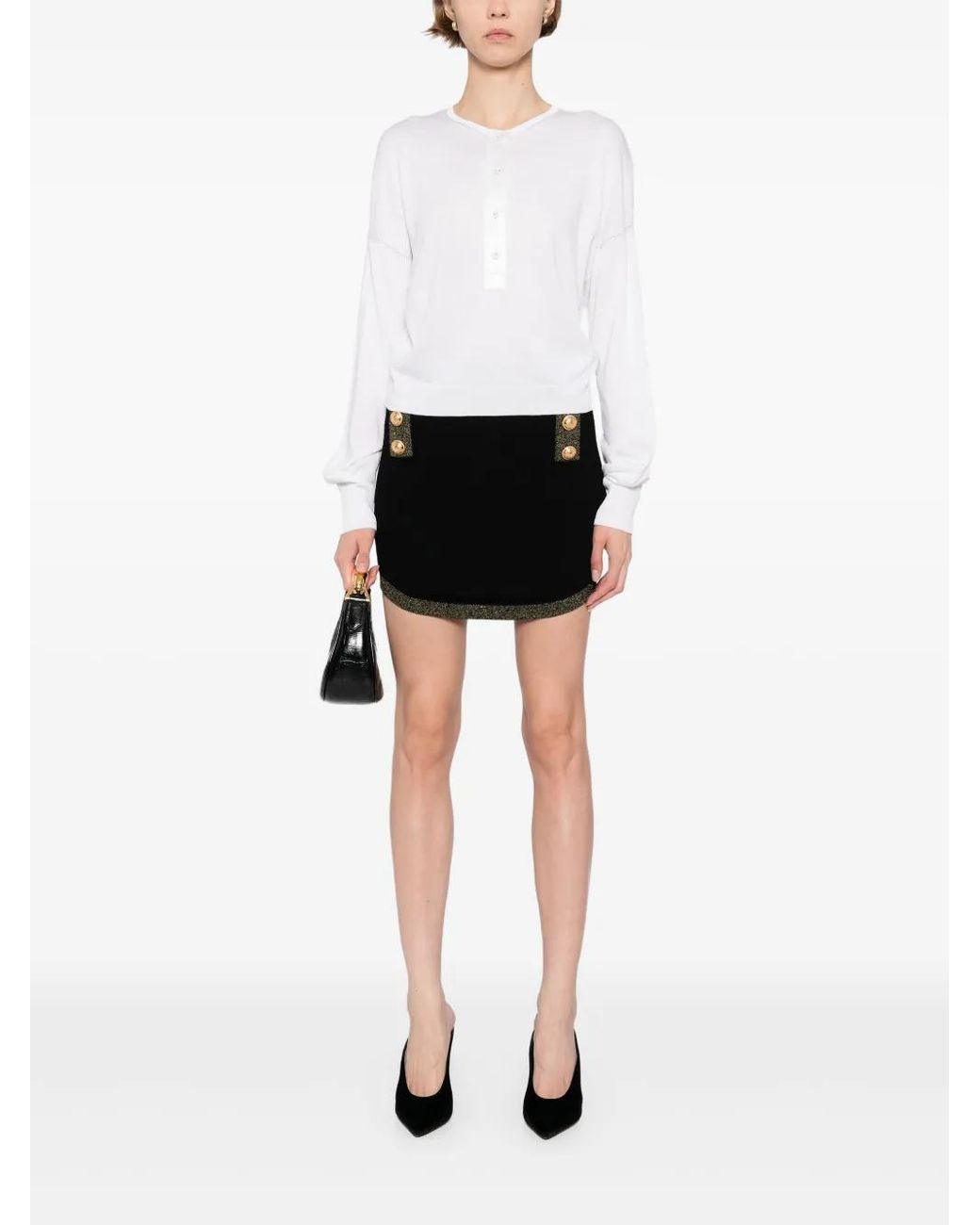 Tom Ford White Drop-Shoulder Tops