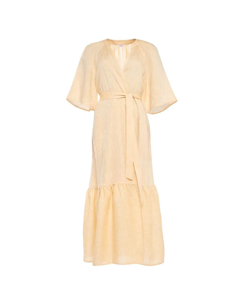 Eres White Audacieuse Tie Dress