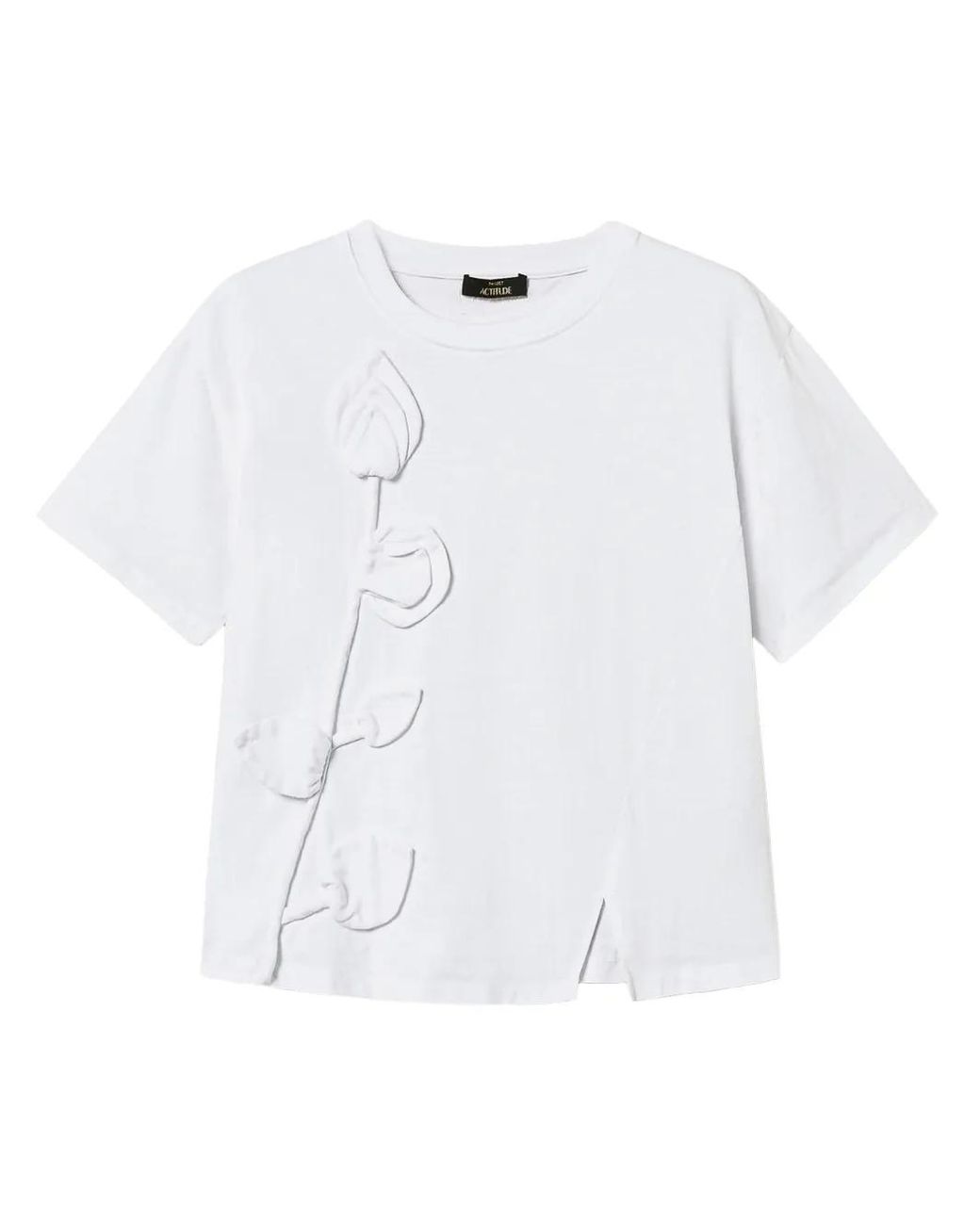 Twinset White Embroidered T-Shirt