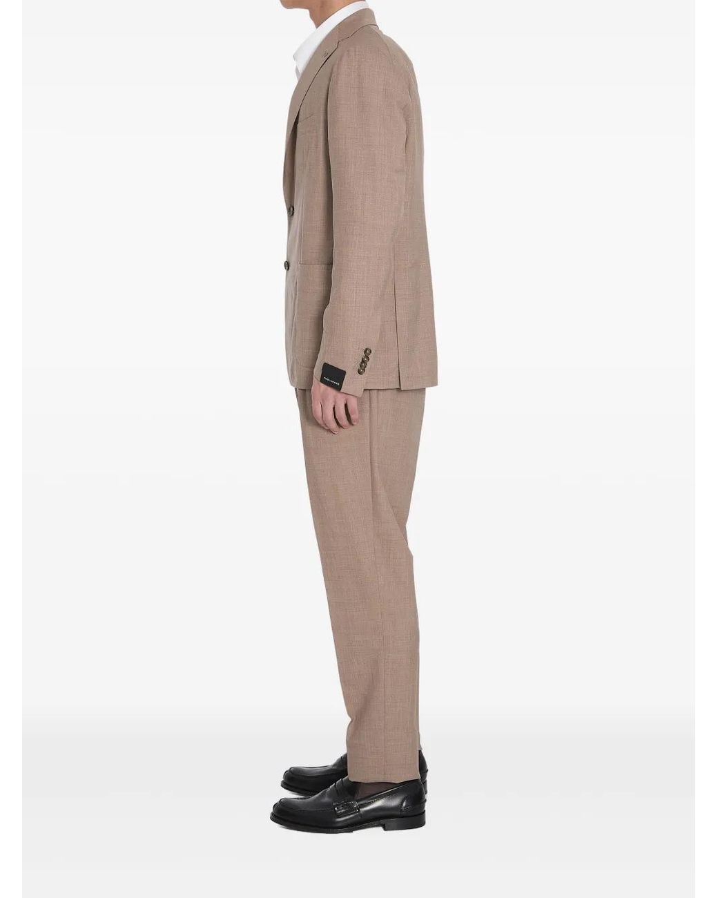 Tagliatore Natural Single-Breasted Suit for men