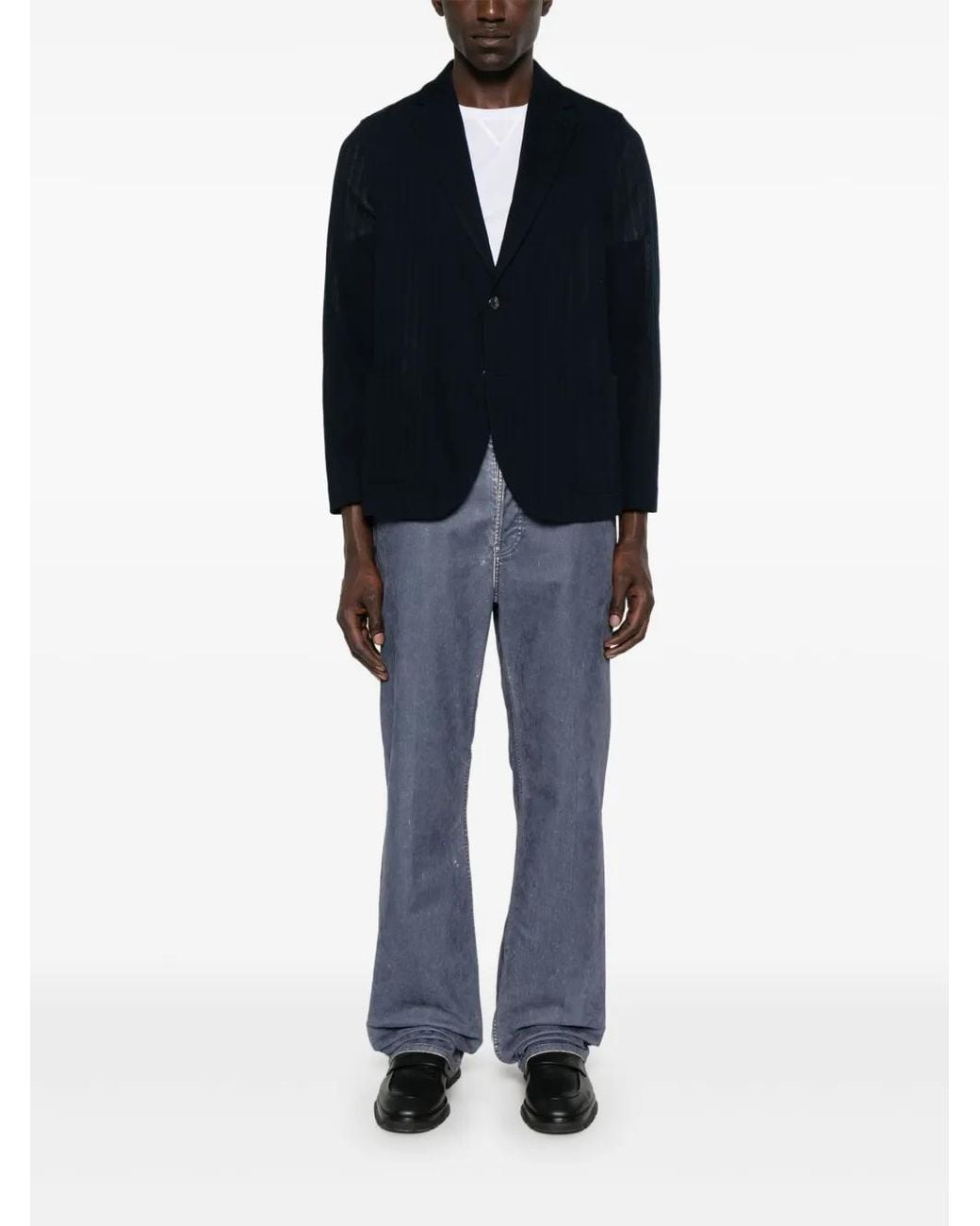 Circolo 1901 Blue Knitted Blazer for men