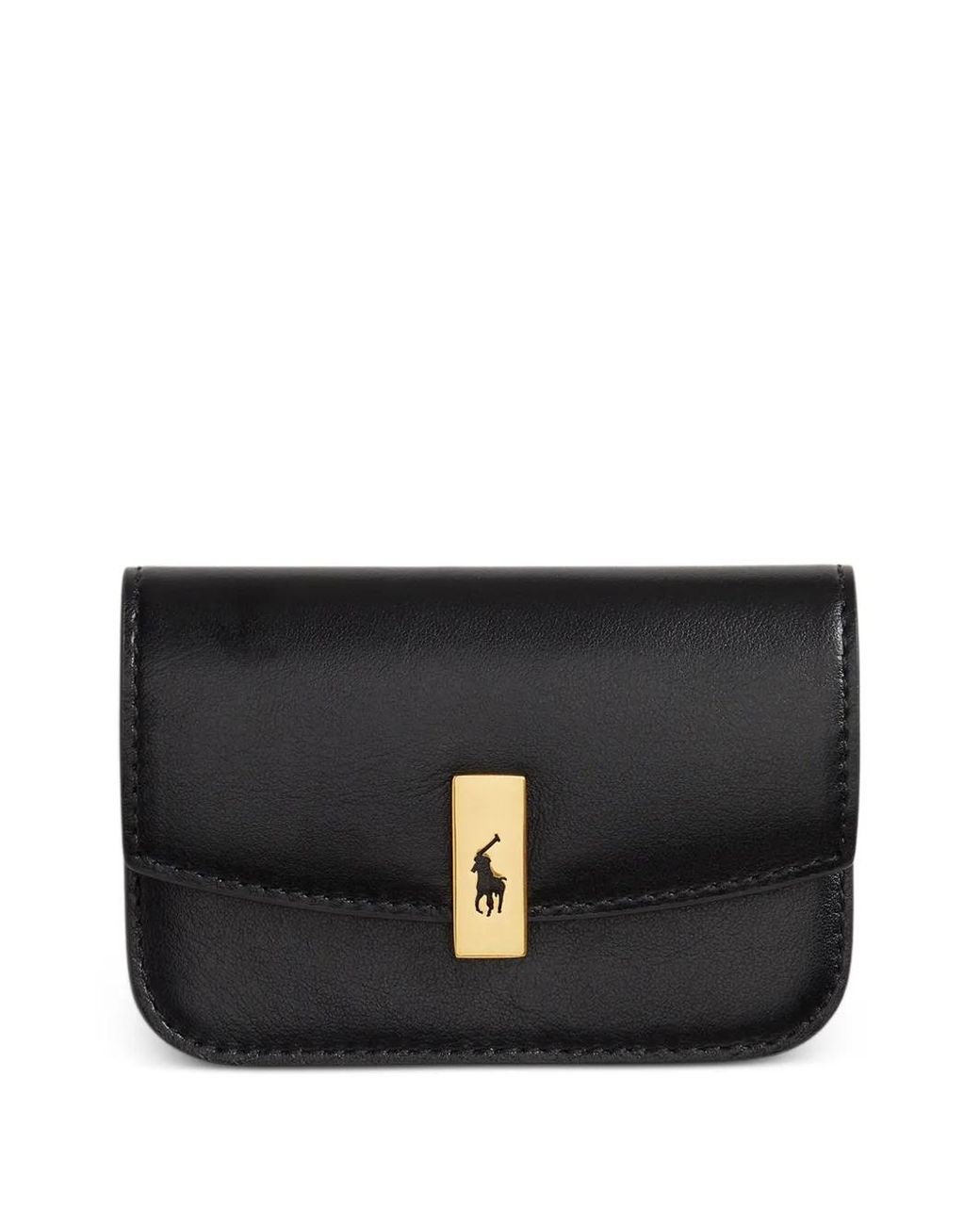 Polo Ralph Lauren Black P Id Flp Cc Card Case Small