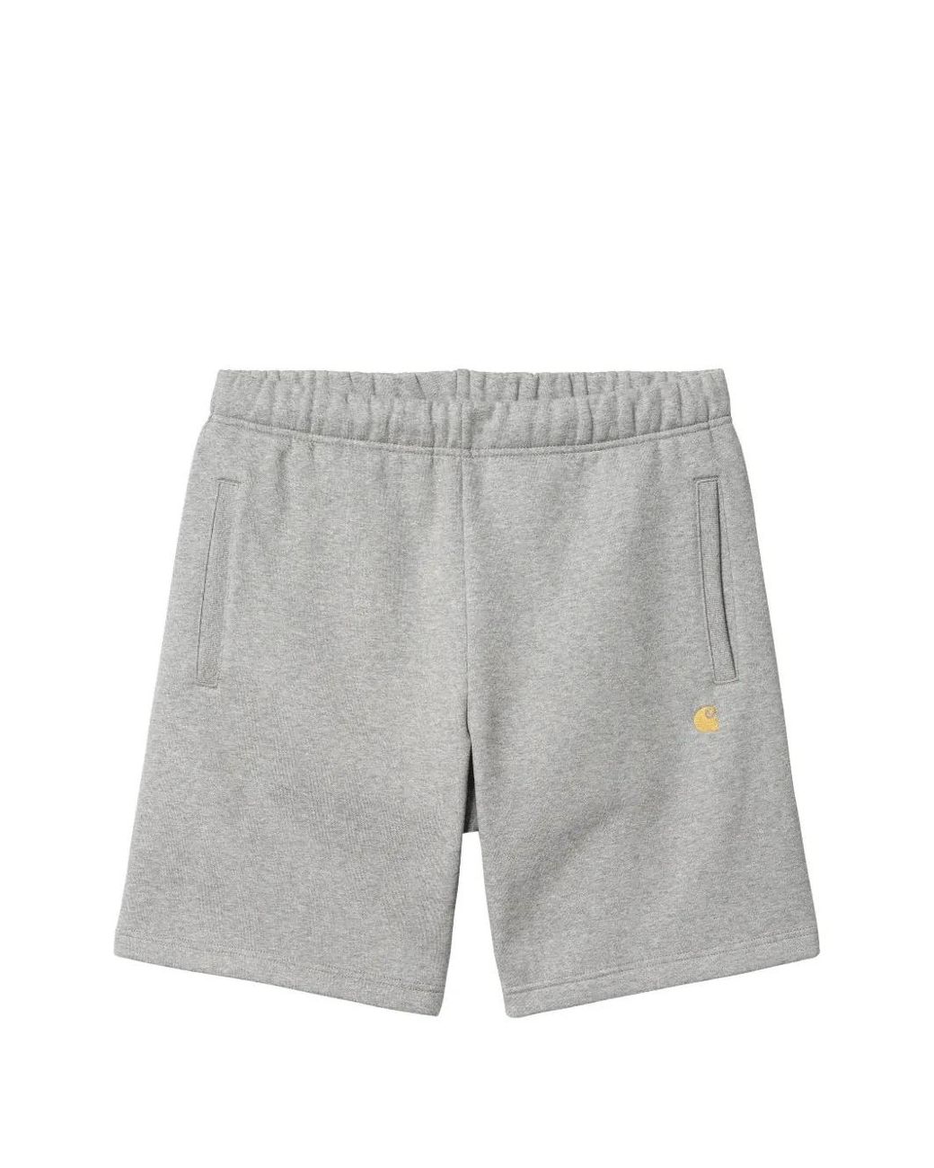 Carhartt Gray Chase Sweat Shorts for men