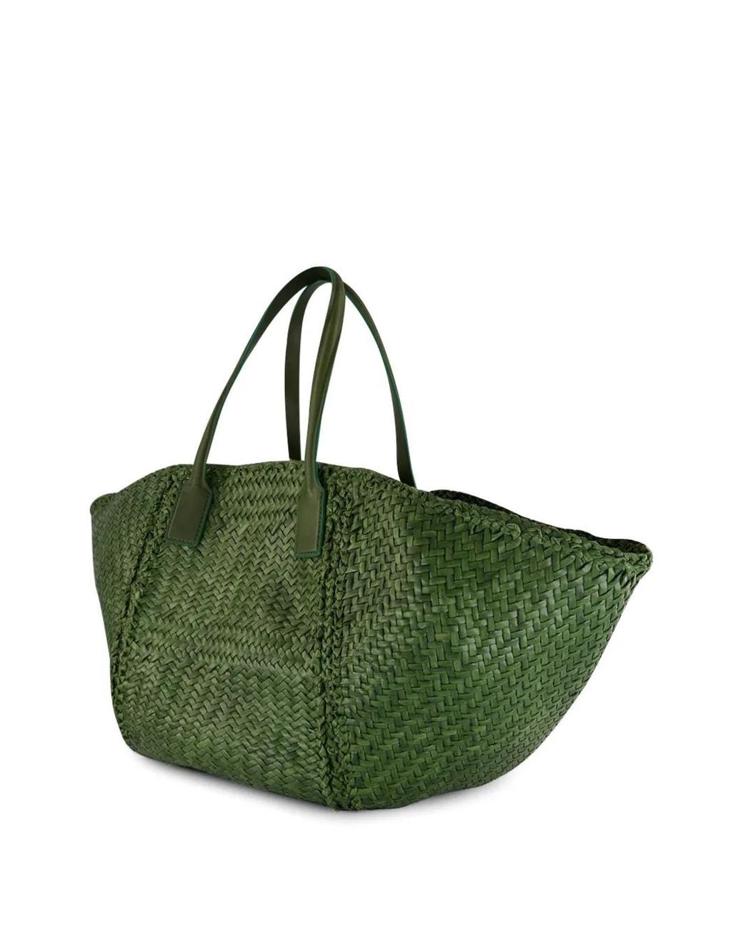 Dragon Diffusion Green Teresa Woven Tote Bag
