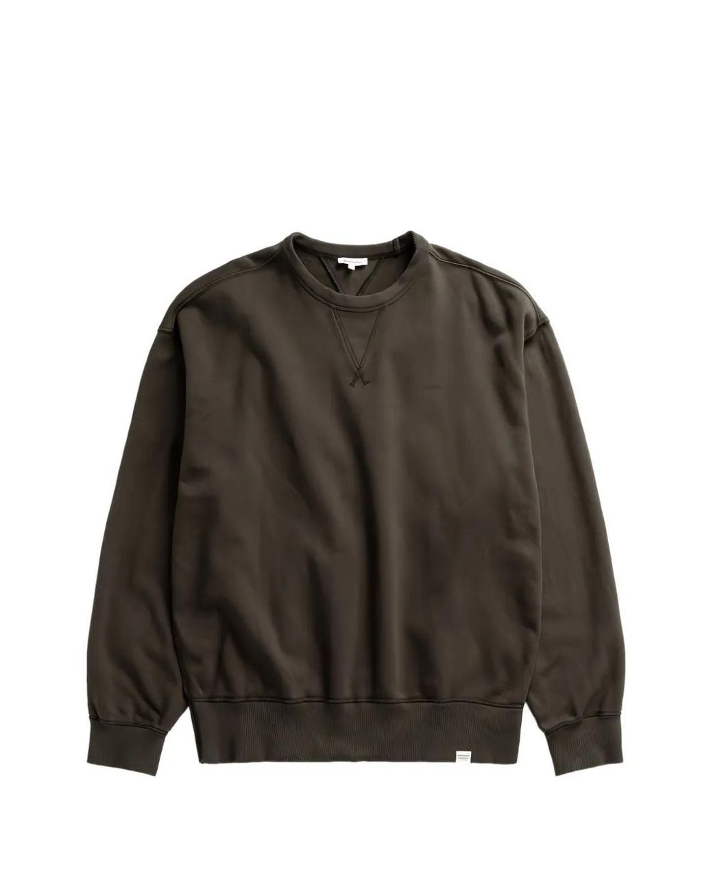 Norse Projects Brown Gilja Brushed Sweatshirt for men