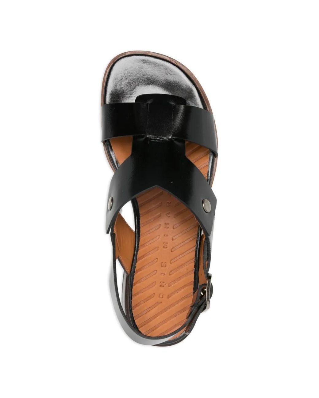 Chie Mihara White Leather Sandals