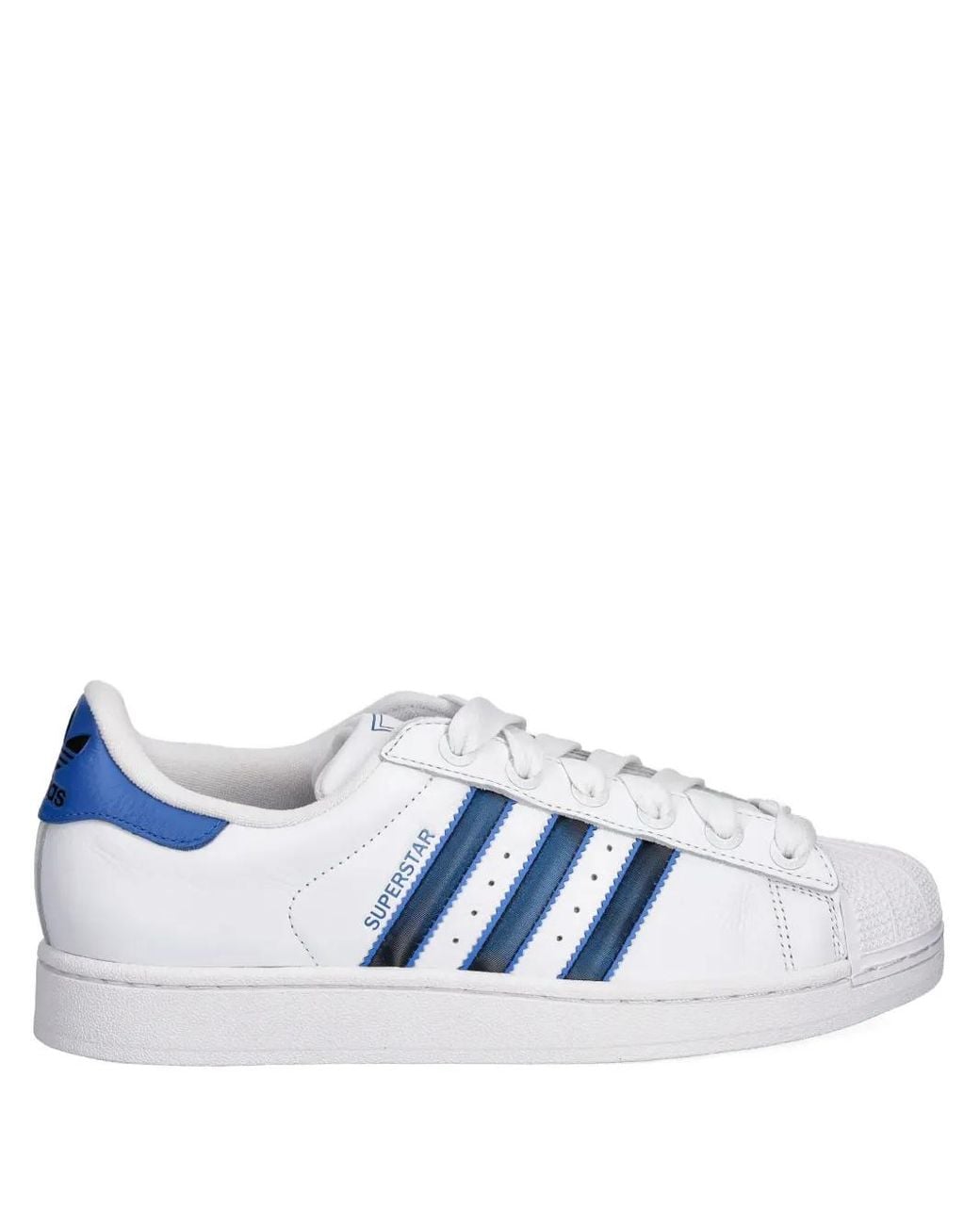adidas Superstar Ii Stripe Sneakers in Blue for Men | Lyst UK