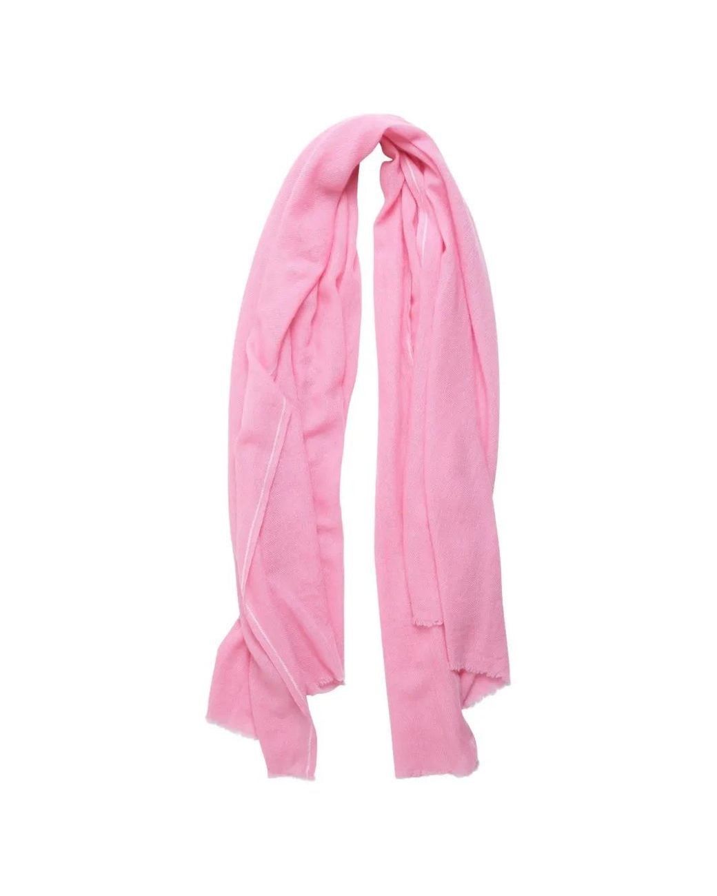 Comme des Garçons Pink X William Welstead Frayed Scarf