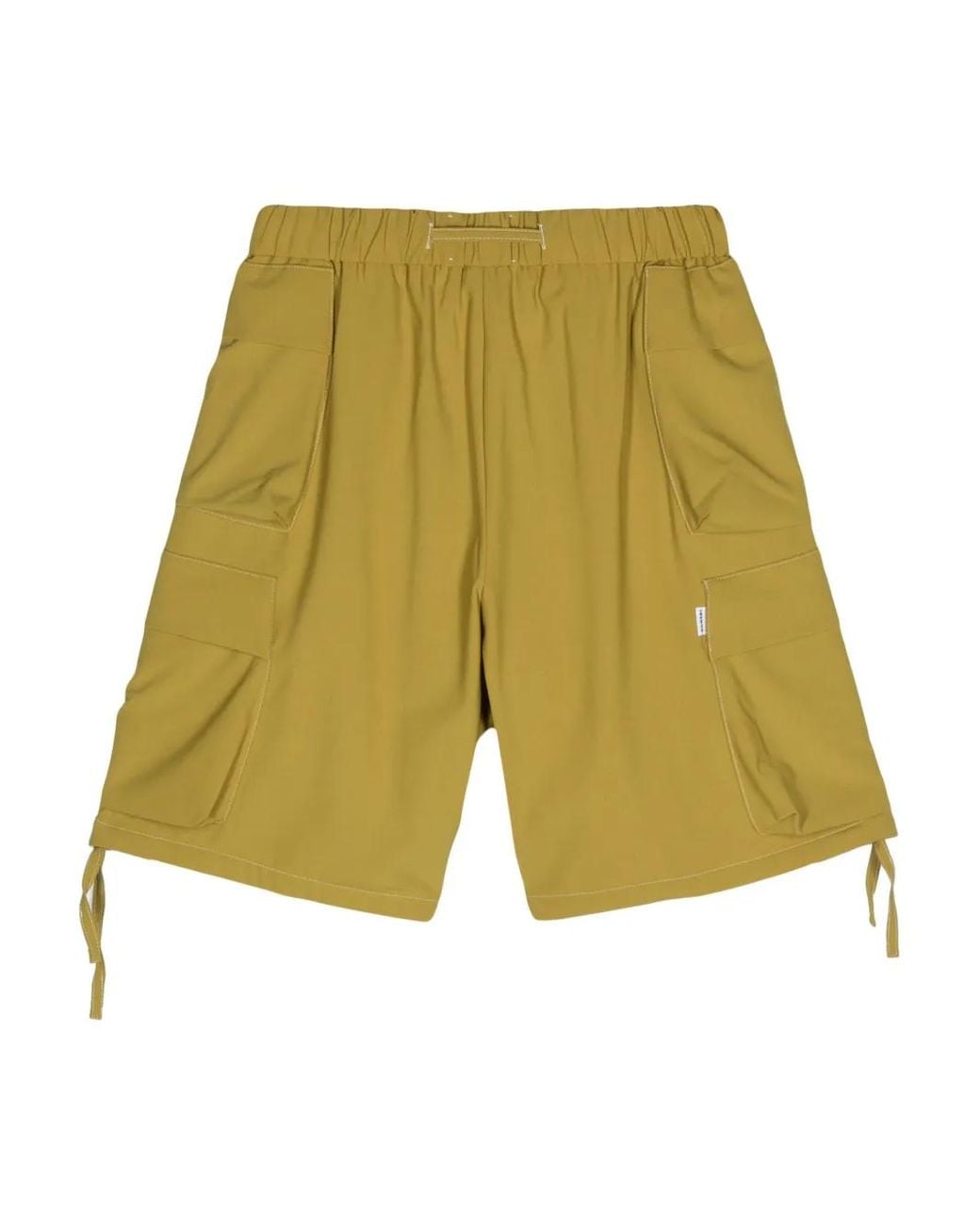 Bonsai Yellow Cargo Shorts for men
