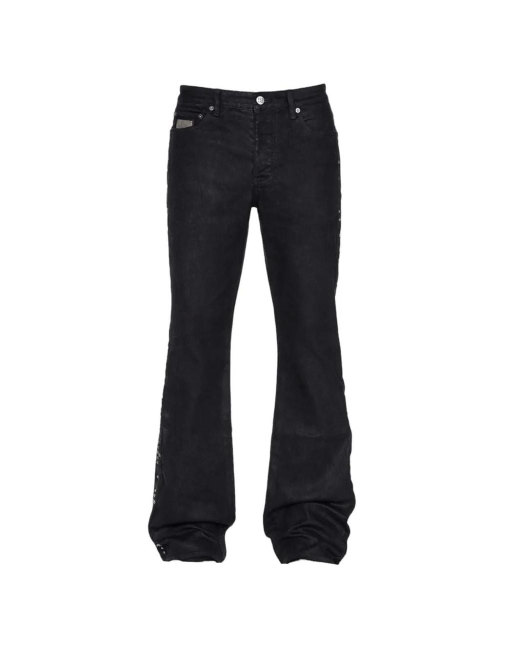 Ksubi Black Bronko Stud-Detail Jeans for men