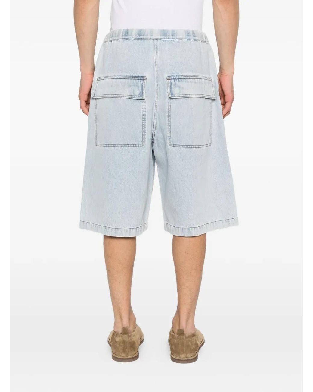 Entire studios Blue Spar Pocket Elasticated Shorts