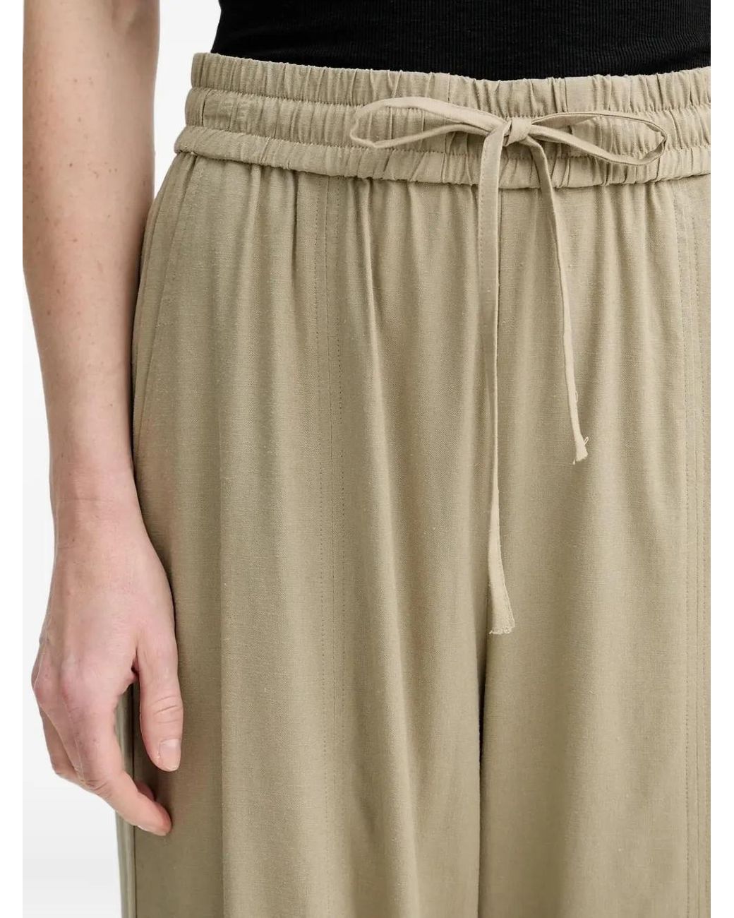 Pantalon Ample À Taille Élastiquée Gestuz en coloris Natural