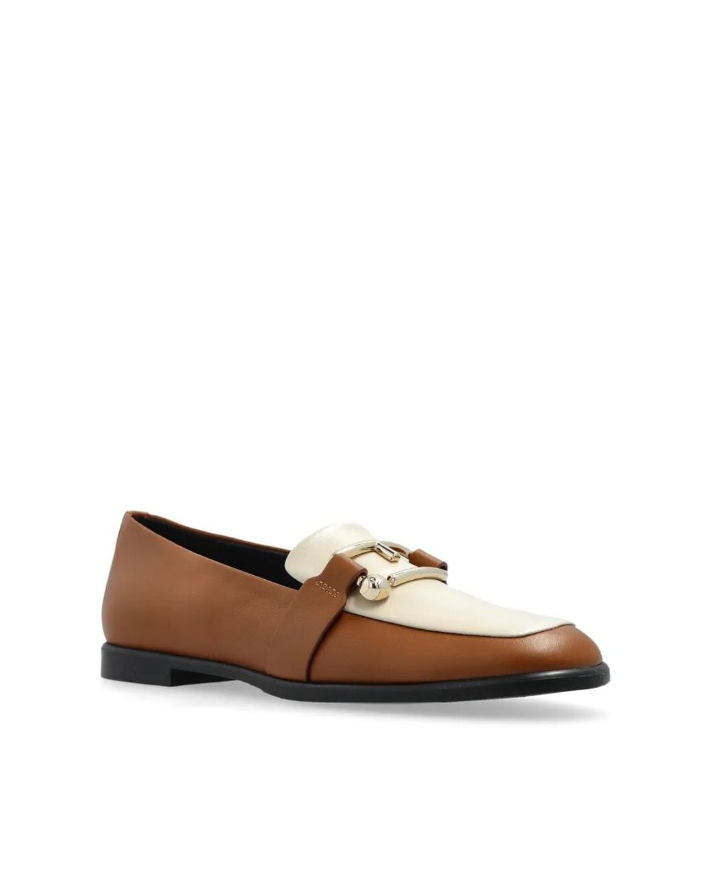 Furla Brown Brandy Loafers