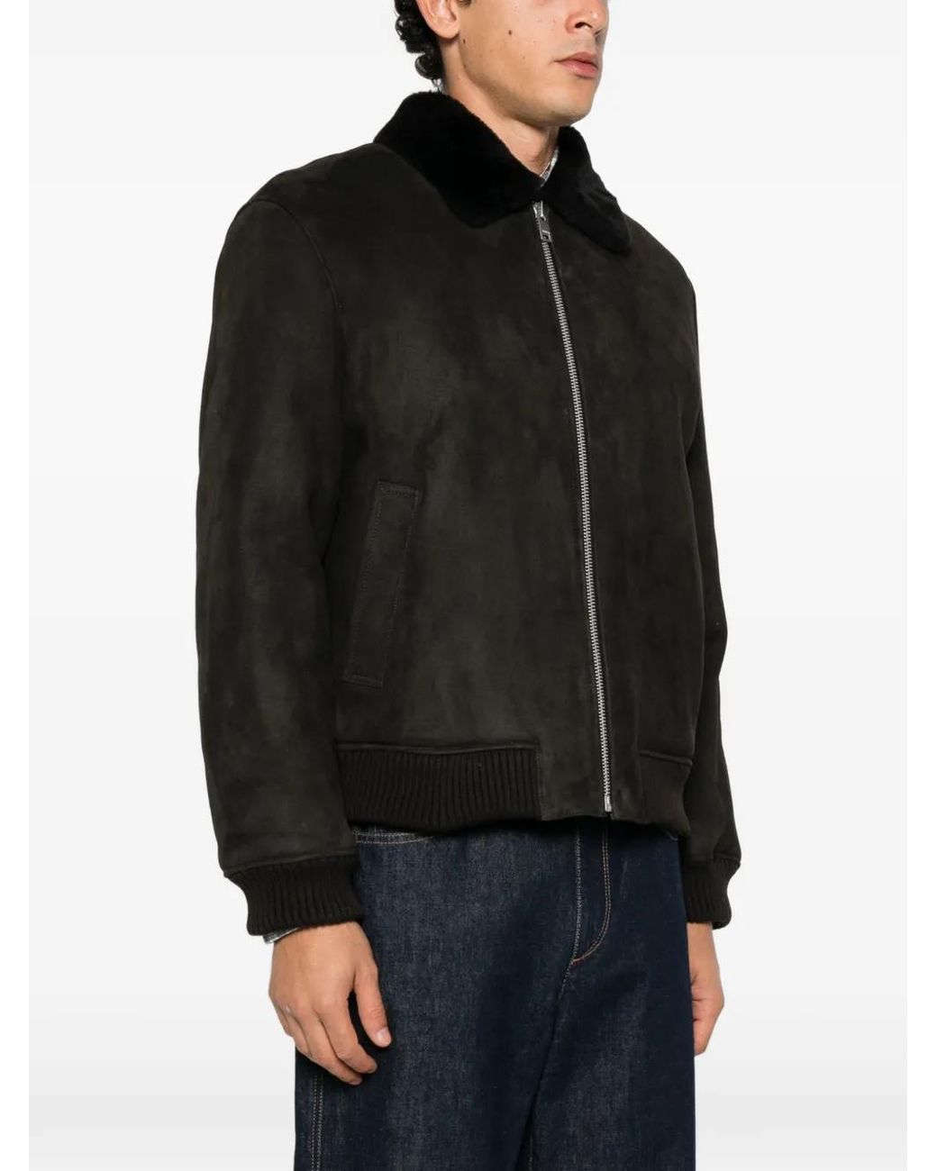 Arma Black Ugo Suede Jacket for men