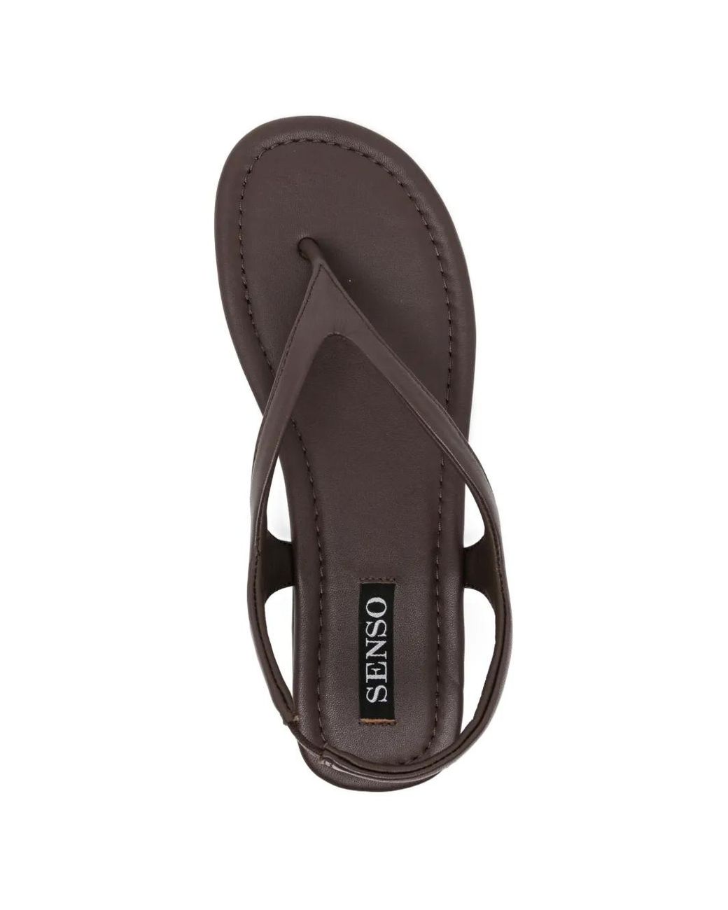 Senso White Nessa Flat Sandals