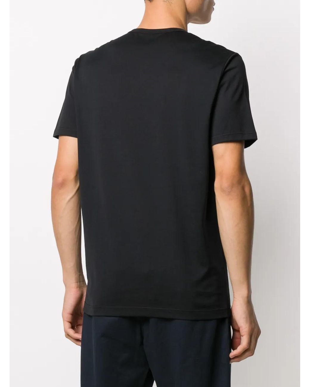 Sunspel Black Classic Crew-Neck T-Shirt for men