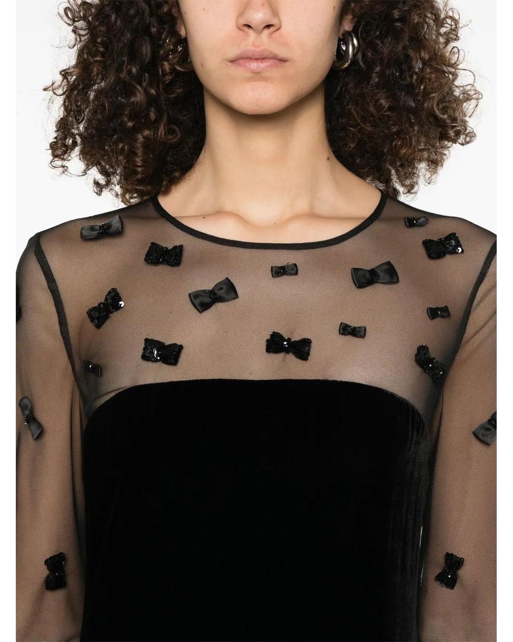 Max Mara Black Marocco Gown