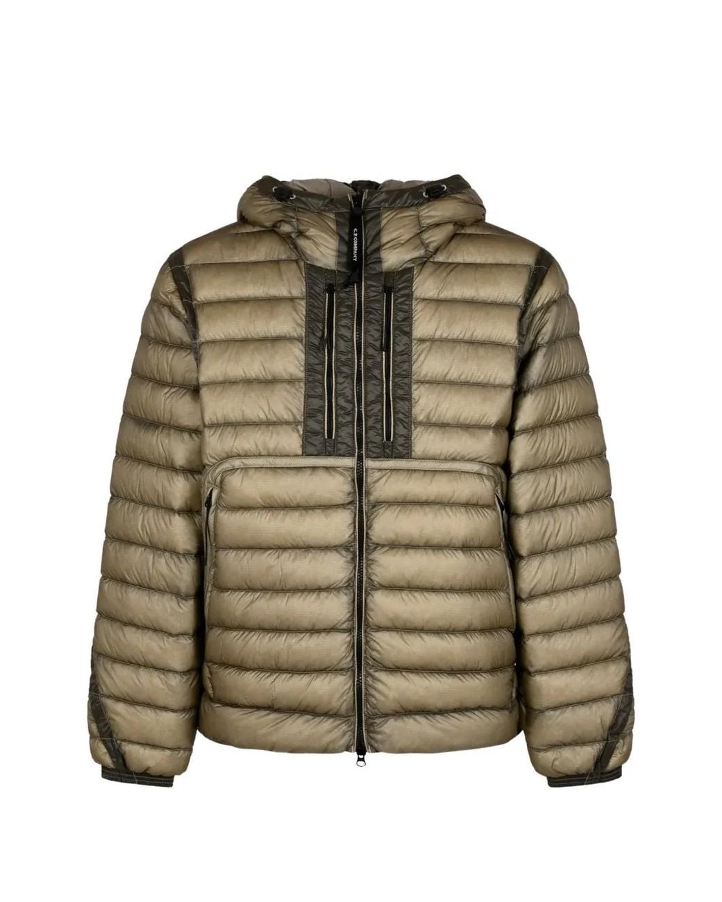 C P Company Green Down Jacket for men