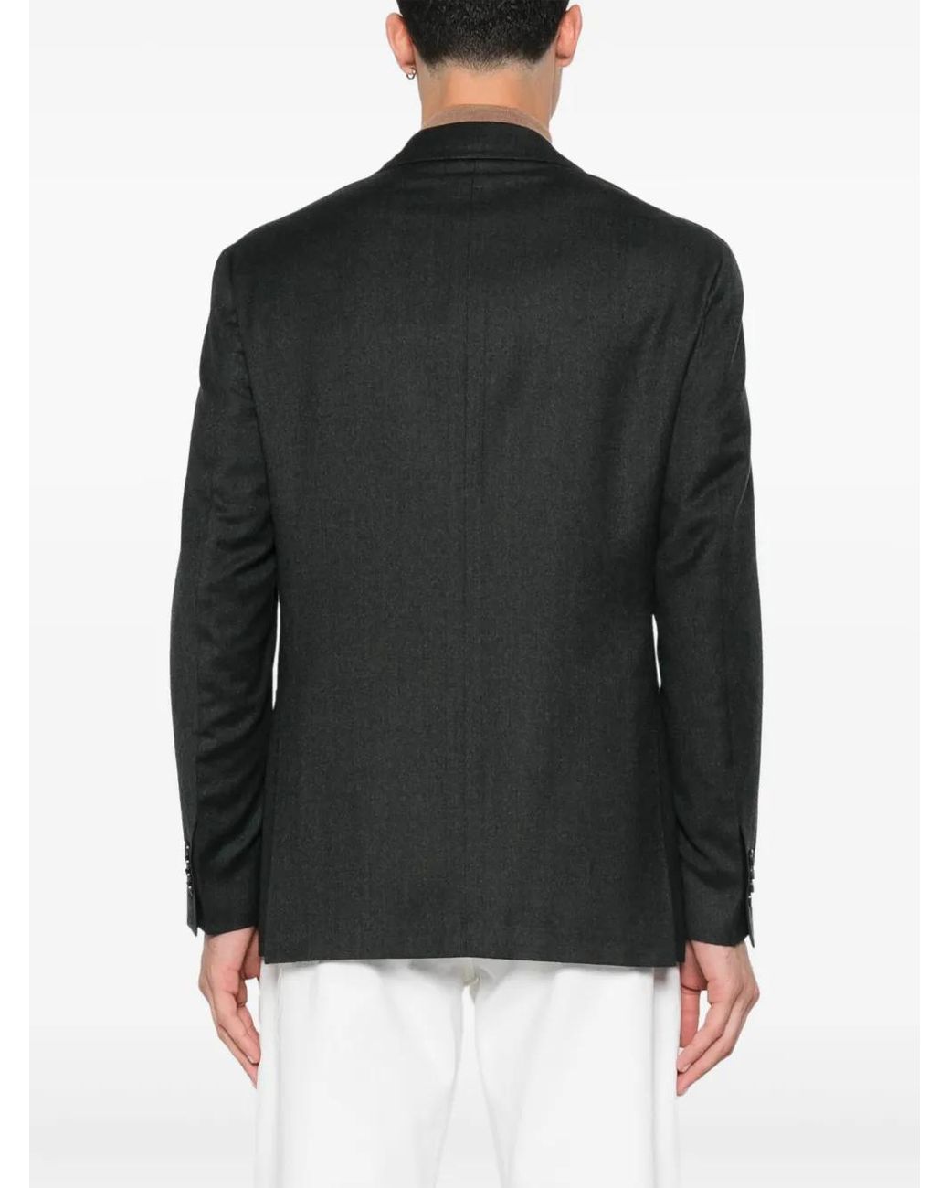 Canali Black Wool Blazer for men