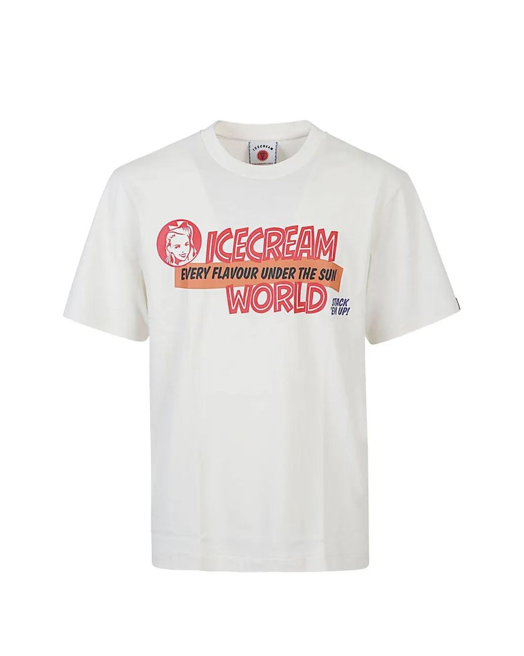 BBCICECREAM White Every Flavour Graphic T-Shirt for men