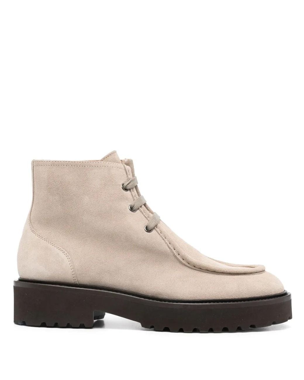 Doucal's Natural Suede Chukka Boots