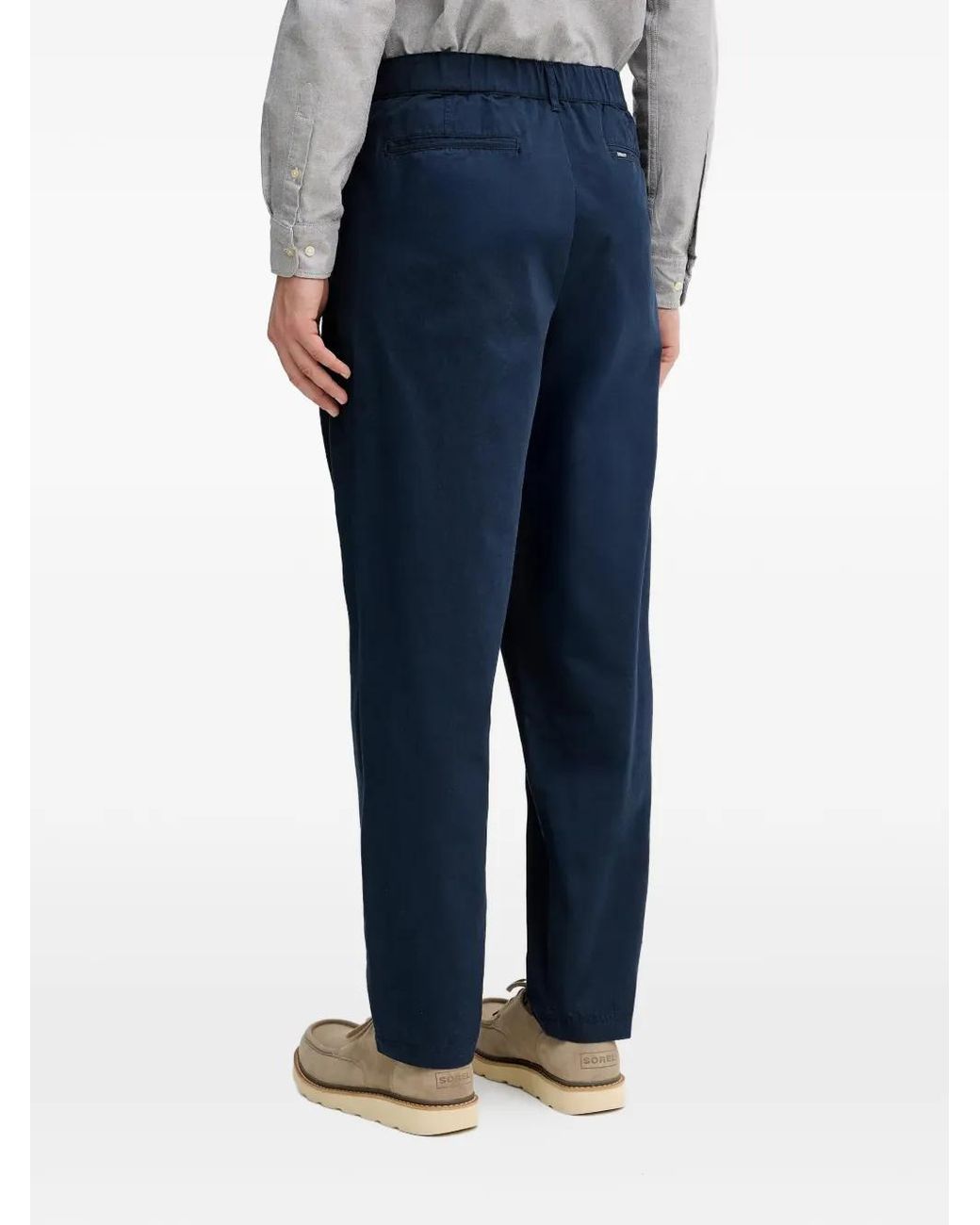 Barbour Blue Logo Trousers for men