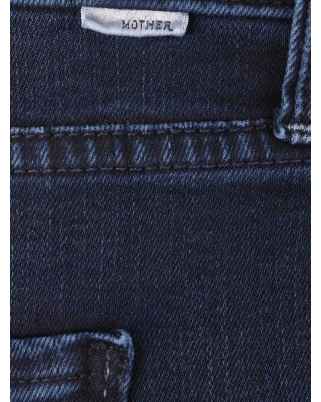 Mother Blue 1686 Straight-Leg Jeans