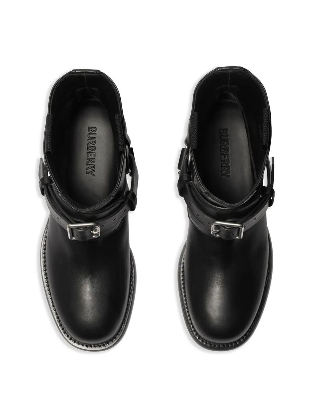 Burberry Black Cobble Boots