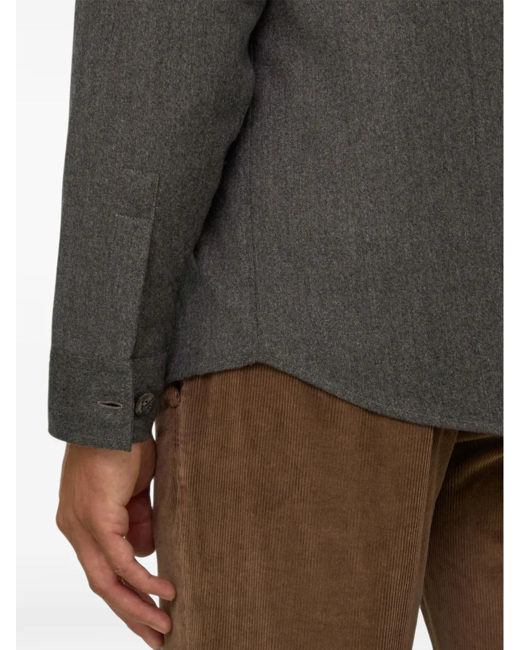 Boggi Gray Overshirt for men