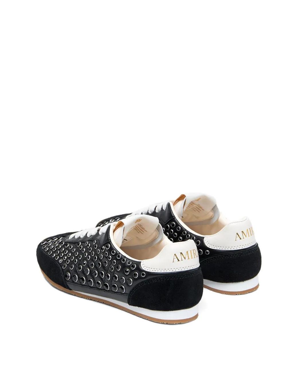 Amiri Black Stud Pacific Flat Sneakers