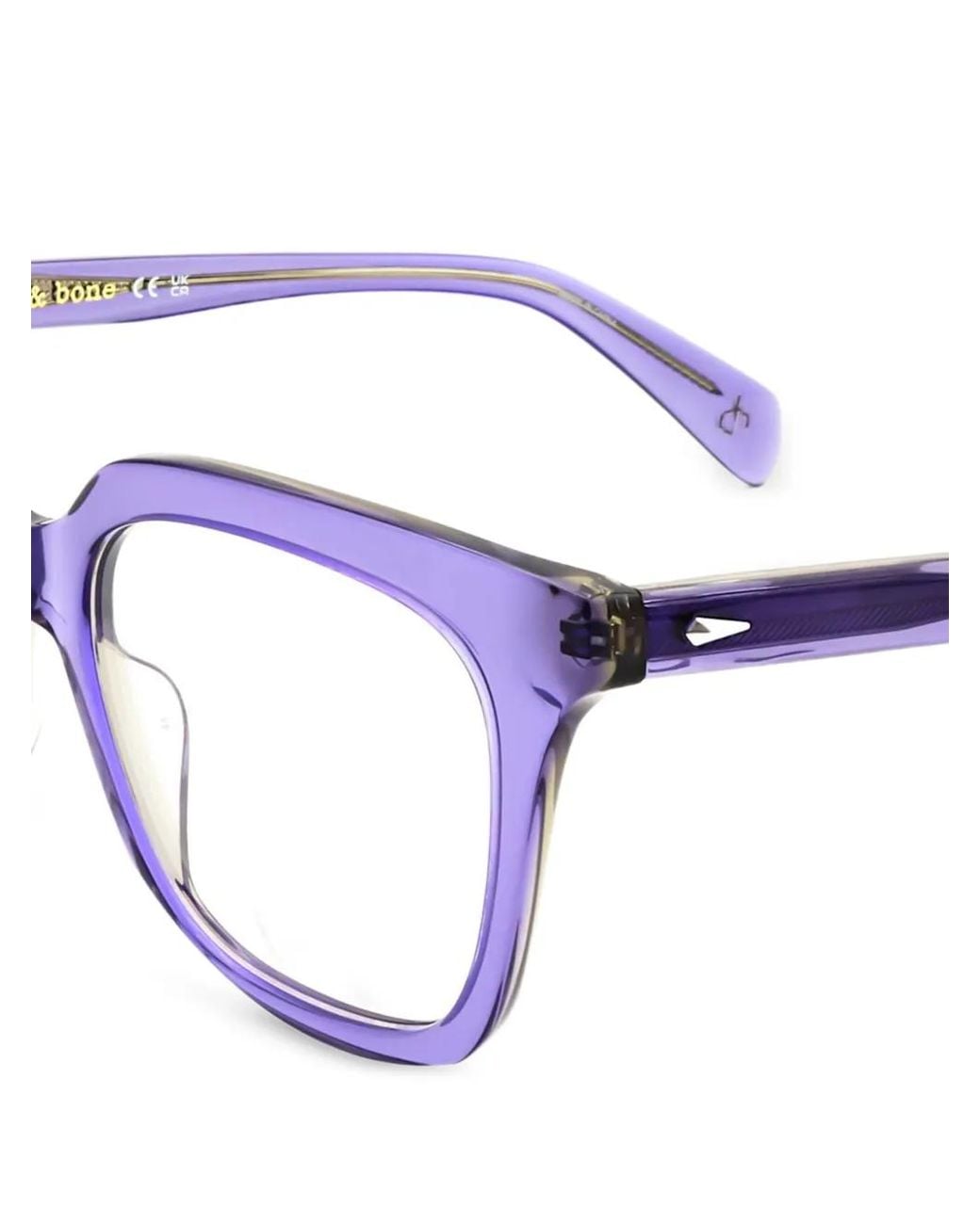 Rag & Bone White Square-Frame Glasses