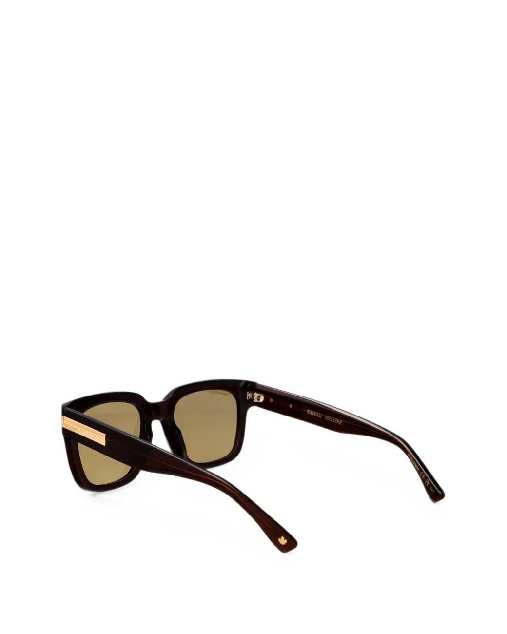 DSquared² Sonnenbrille Mit Eckigem Gestell in Black für Herren