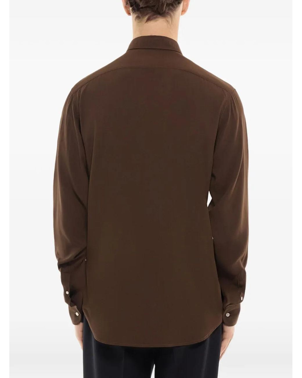 Camisa Con Botones Fursac de hombre de color Brown