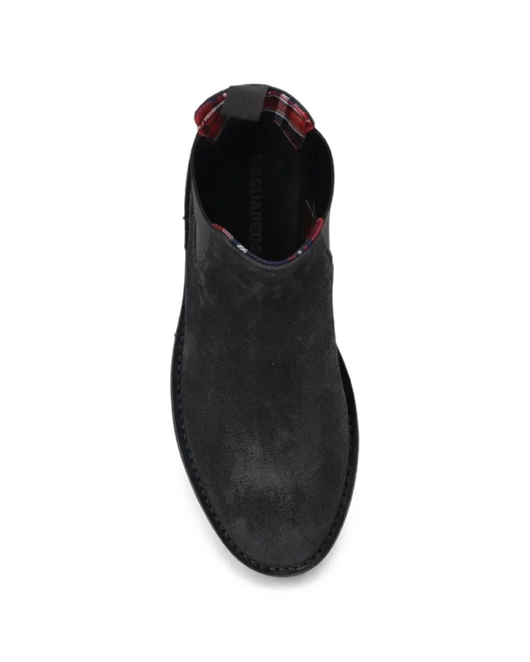 DSquared² Black Suede Chelsea Boots