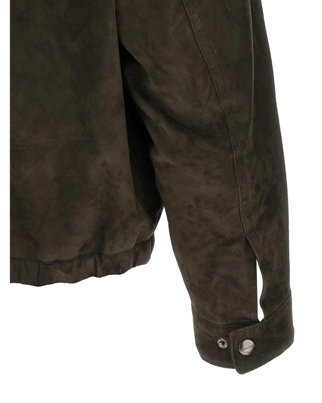 Veste En Daim Giorgio Brato pour homme en coloris Green