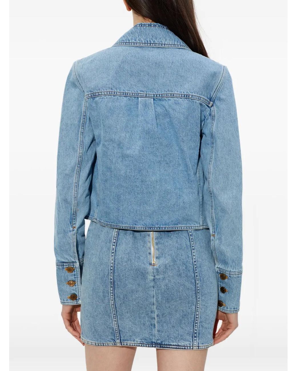 Balmain Blue Denim Jacket